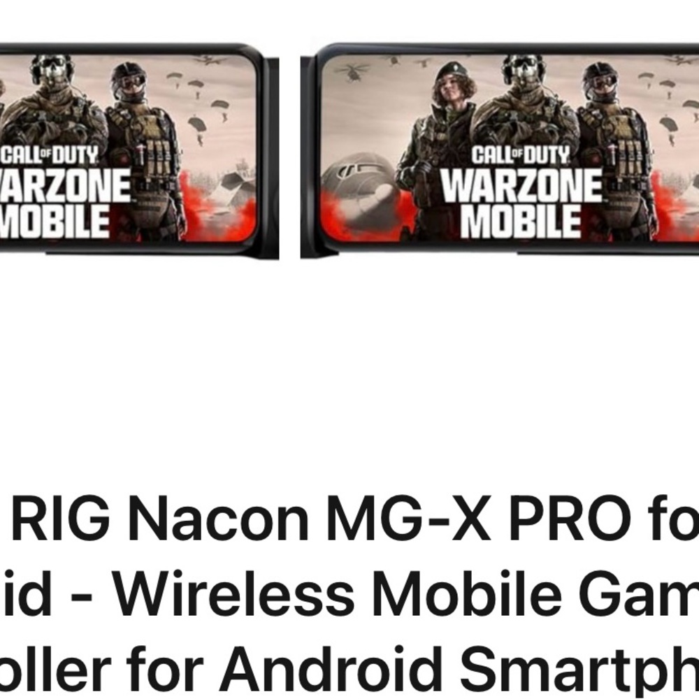 MG-X PRO Wireless Mobile Gaming Controller - Black